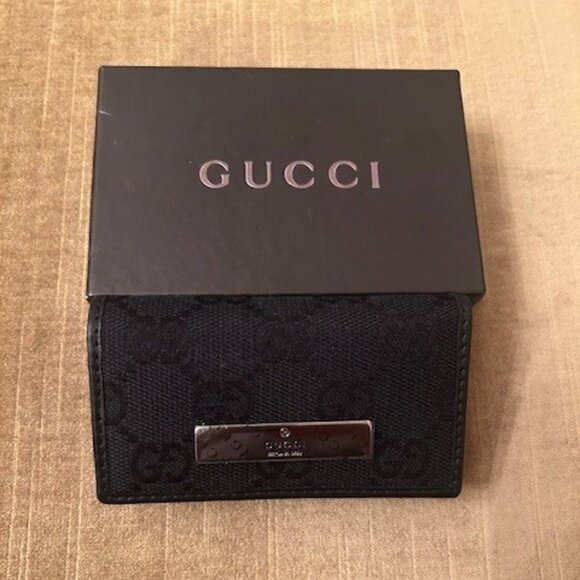 BNIB Gucci Canvas Key Holder - Vintage - Picture 1 of 4